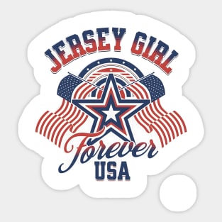 Jersey Girl Forever Sticker